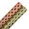 JAM Paper Multicolor Polka Dot Kraft Christmas Gift Wrap Papers, 2ct.